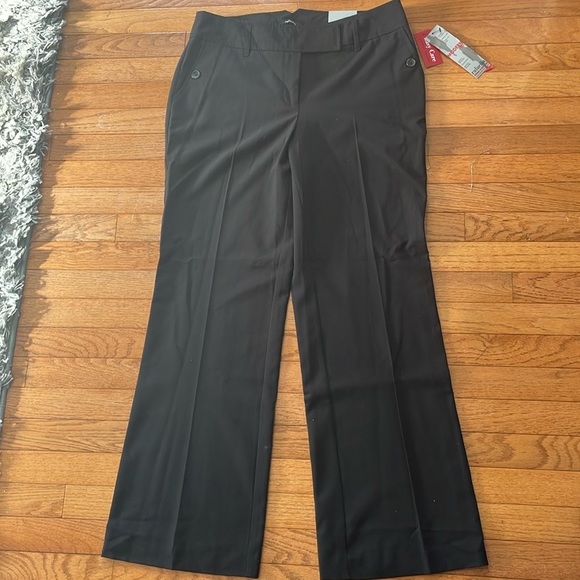 NWT Women’s Size 12 Black Dress Slacks\Pants.  Rafaella brand. - Picture 1 of 10